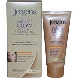 Jergens Natural Glow Healthy Complexion Daily Facial Moisturizer for Medium to Tan SPF, 2 Ounce