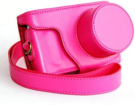 Westlinke Ever Ready Protective Leather Rose Pink Camera Case Bag for Samsung NX Mini Camera with 9-27mm Lens+Westlinke LOGO stylus