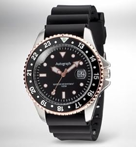 Autograph Water Resistant Diving Bezel Analogue Watch