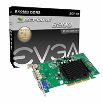 EVGA 512-A8-N403-LR GeForce 6200 LE 512MB DDR2 AGP Graphics Card