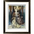 Dame Ellen Alice Terry in the Role of Catherine of Aragon in Shakespeare's Henry VIII Framed Art Poster Print, 27x33