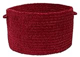 UPC 884381360430 product image for Colonial Mills Simple Chenille Utility Basket, 14 by 10-Inch, Sangria | upcitemdb.com