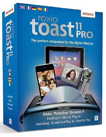 Toast 11 Titanium Pro, includes Adobe Photoshop Elements 9 (Mac)