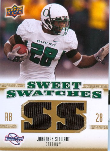 2010 Sweet Spot Authentic Jonathan Stewart Rookie Dual Game Worn Jersey Card
