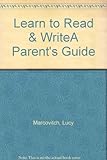 Learn to read & write : a parent's guide