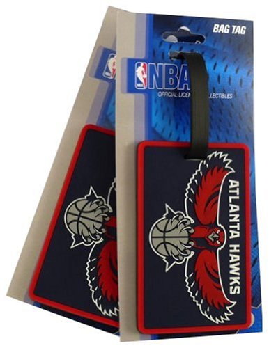 Atlanta Hawks Two Pack Soft Laser Bag Tag
