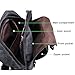 Qcute Retro Canvas Big Capacity Multifunctional Unisex Chest Shoulder Satchel Bag with Soft Zipper Design Fit for iPod, iPad,iPhone4 5 5S 6 Plus, MP3,S3 S4 Android Smart Phone(Black)
