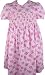 Laura Ashley Toddler Girls Fall/Winter Pink Floral Smocked Corduroy Dress-4 Toddler