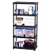GSC 1836-5VR 5-Level Shelving Unit, Black