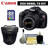 Canon EOS Rebel T3 Digital Camera w/18-55mm IS II Lens Value Kit