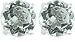 Sterling Silver 6mm Round Green Amethyst Earrings