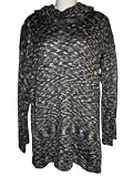 WOMEN'S ANNE KLEIN MENTERA 2 SWEATER (BLACK/WHITE)