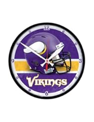 Sports: Minnesota Vikings Round Clock - Wincraft
