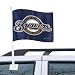 Milwaukee Brewers Navy Blue Car Flag