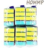 HOMMP No-scratch Heavy Duty Scrub Sponge, 6 Packs, 24 Counts