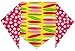 Girl's Pink Surfboard Bandana for Dogs (L) Ties on 14