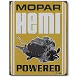 Nostalgic Chrysler Mopar Auto Parts Tin Sign : Mopar Hemi Powered