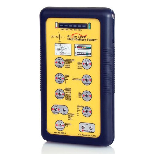 Pulse Load MultiBattery Tester for Alkaline, Lithium, NiMH rhondarmfub