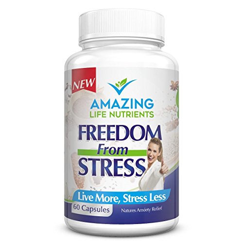 NEW Stress Relief Supplement Made with All Natural Herbal Ingredients & Whole Foods - Non GMO Anti Anxiety Relief Pills - Vegan and Vegetarian Friendly -Contains Valerian Root Wild Lettuce 60 Capsules NEW Stress Relief Supplement Made with All Natural Herbal Ingredients & Whole Foods - Non GMO Anti Anxiety Relief Pills - Vegan and Vegetarian Friendly -Contains Valerian Root Wild Lettuce 60 Capsules
