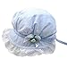 FUNOC® Adjustabe Toddlers Baby Girls Flower Stripe Sun Hat Cap Summer Cotton Bonnet