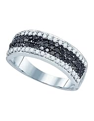 1.00CT BLACK DIAMOND FASHION RING