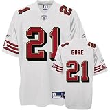 Frank Gore White Reebok 2008 NFL Premier San