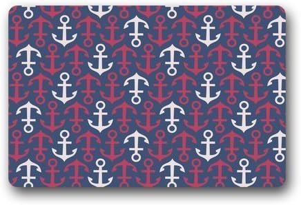 Anchor 10 Custom Personalized Washable Area Rug and Door mat (18x30inch) for Decorative Indoor Outdoor