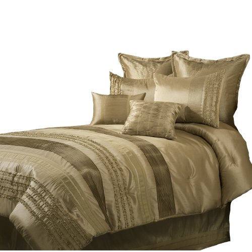 Veratex Aiden Queen Comforter Set, Natural