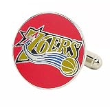 Philadelphia 76ers NBA Logo'd Executive Cufflinks w/Jewelry Box