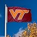 VT Virginia Tech Hokies University Large College Flag