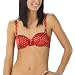 Xhilaration® Juniors Satin Bra - Red With White Polka Dots
