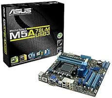 Asus Desktop Motherboard - AMD 760G Chipset - Socket AM3+ M5A78L-M/USB3