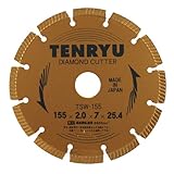 ダイヤモンドカッター 155×2.0×7×25.4mm TSW-155/コンクリートカッター【TENRYU】