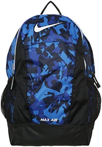 Nike Max Air Team Kids Backpack School Book Bag Blue