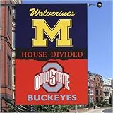 Michigan Wolverines 28x40 House Divided with the Ohio State Bukeyes