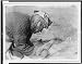[Blackfoot Indian fleshing a hide] Reprint (15 x 12 inches)