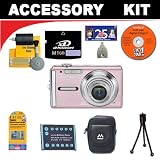 Olympus FE-340 Pink Camera Deluxe Kit