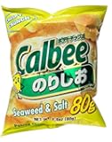 Calbee Potato Chips Seaweed/Salt, 2.8-Ounce Units (Pack of 12)