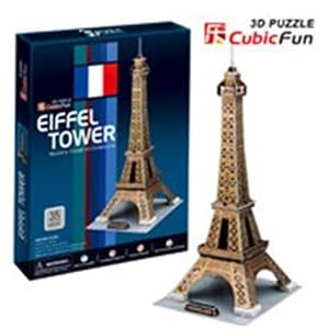 【クリックで詳細表示】3D立体パズル エッフェル塔