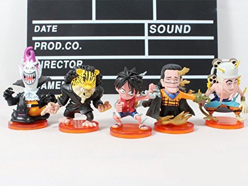 Anime One Piece Gekko Moria Rob Lucci Luffy Sir Crocodile Enel PVC Action Figures Toys Dolls 5pcs/set OPFG291