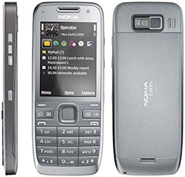 Unlocked Nokia E52 Genuine Ultrathin Bar 3 G /Wifi Smart Mobile Phone (Standard Version) (silver)