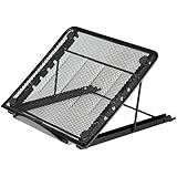 Halter Mesh Ventilated Adjustable Laptop Stand for Laptop / Notebook / iPad / Tablet and more - Black