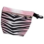 Jaci's Gem Collection By Luco Sport Pink Diamond Zebra Skin Golf Tee Bag
