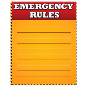 FRANK SCHAFFER PUBLICATIONS CHEAP CHART EMERGENCY RULES GR 2-5SCHOOL SAFETY
