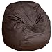 3-feet Chocolate Cozy Sac Bean Bag Chair Love Seat