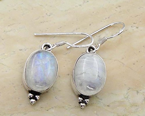 12.00ctw genuine rainbow moonstone .925 sterling silver overlay h…