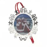 Wallace Holiday Giftware, White Christmas Silverplated Ornament