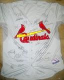 St. Louis Cardinals 2011 Team Autographed Hand Signed Baseball Jersey