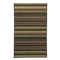 Casual Stripe Rug Collection - Pine/ Garnet