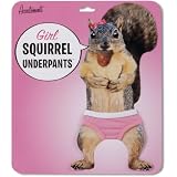 Girl Squirrel Underpants Gag Gift